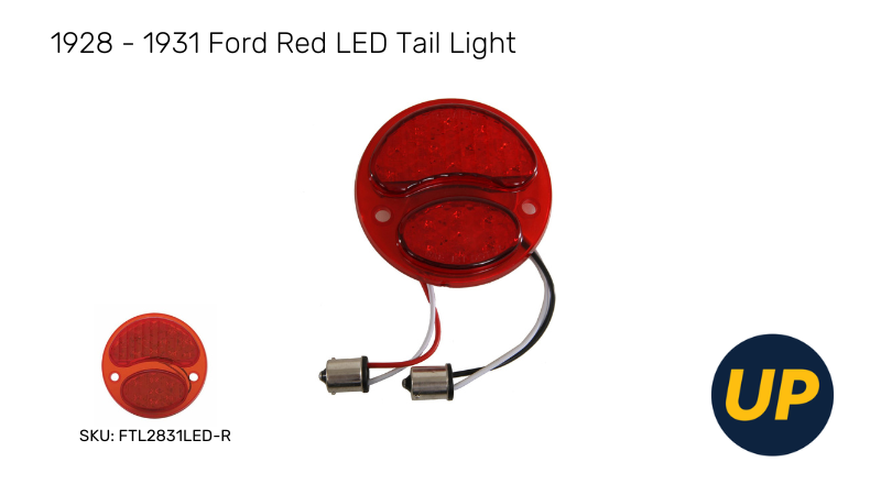 Stainless Steel Tail Light Wire Shields For 1928-1966 Ford Pickup Trucks & Hot Rods