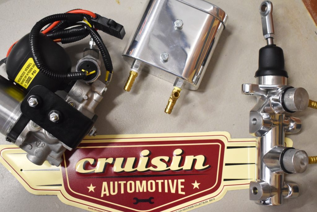 remote mount Electric brake with reservoir